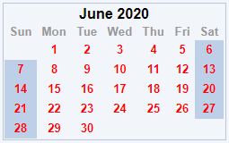 June 2020