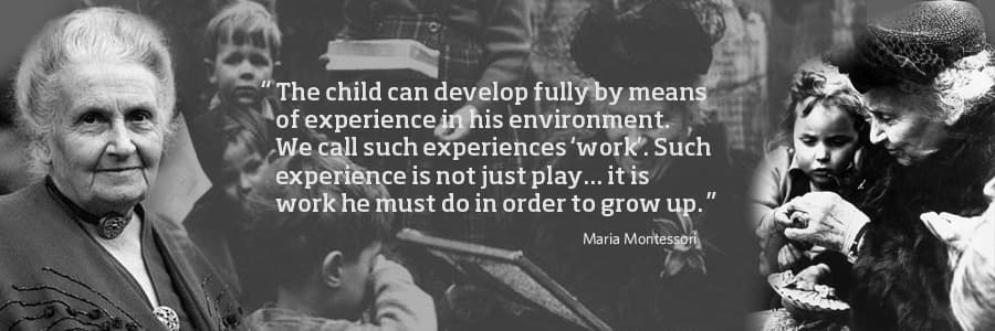 Dr Maria Montessori, founder of the Montessori Method